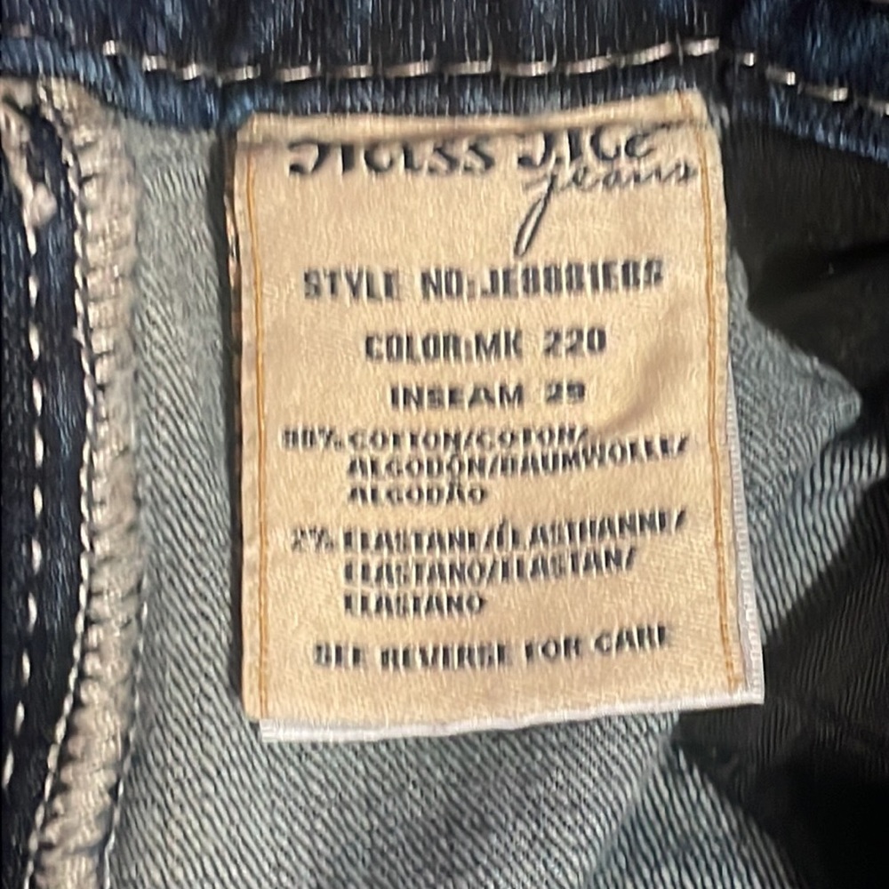 •MISS ME•MID-RISE EASY BOOT BOOTCUT JEANS SIZE 25x27 - Picture 9 of 10